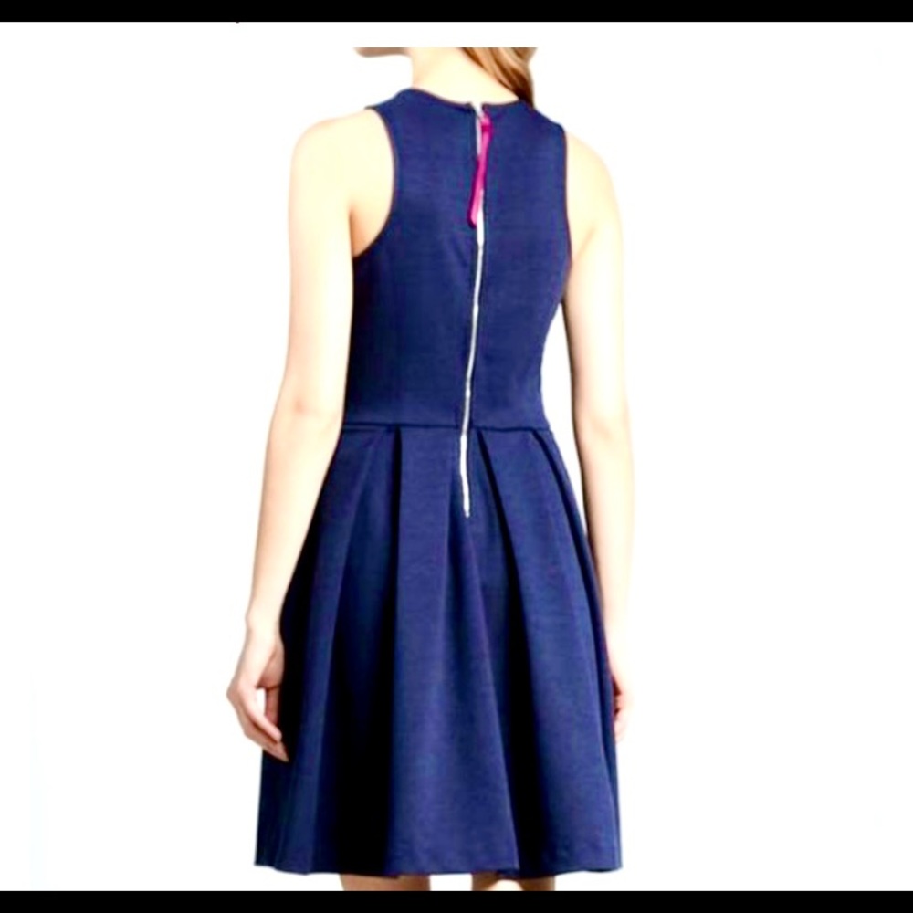 Rebecca Taylor Cobalt Flare Dress👗w/Ribbon Zipper